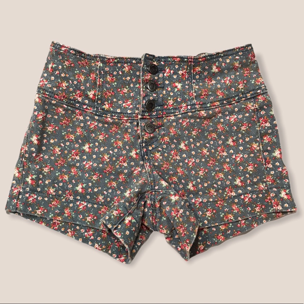 High Waist Denim Vintage Shorts